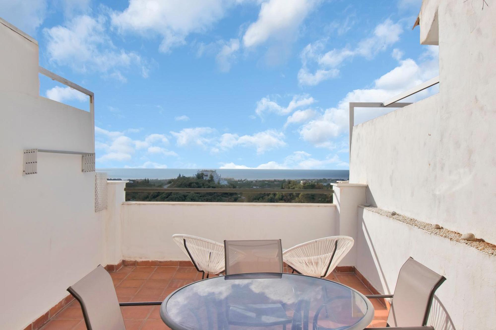 Appartamento Duplex Estilo Boho Con Increible Terraza Y Vistas Al Mar En Estepona - Las Abejeras 609 Esterno foto
